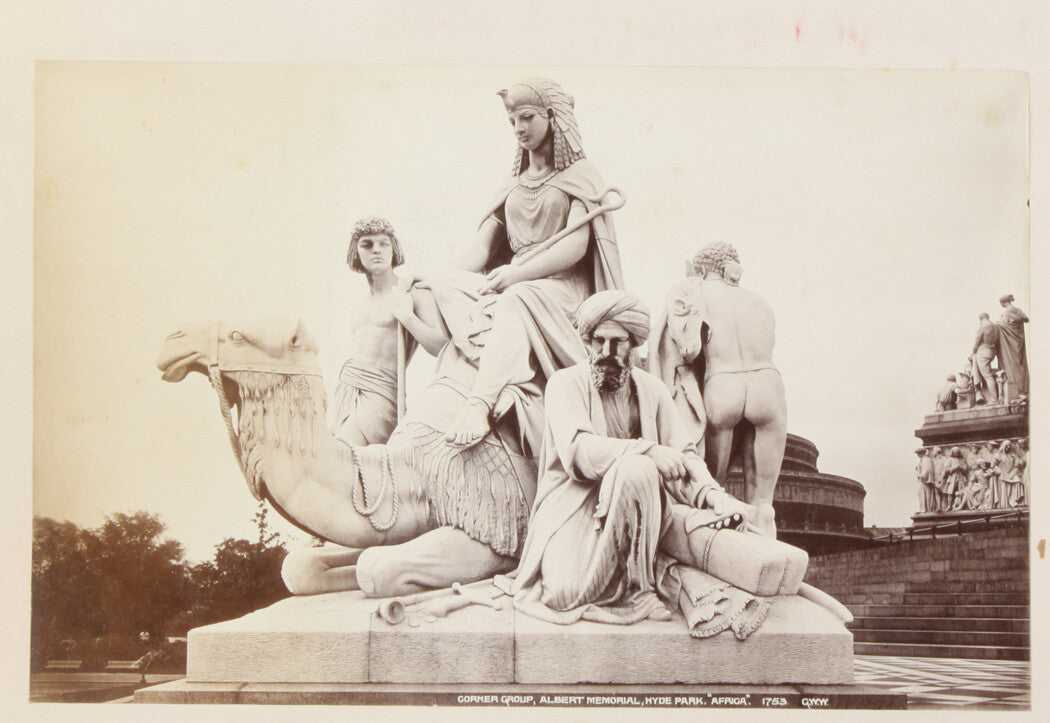 AFRICA, ALBERT MEMORIAL HYDE PARK. LONDON, ENGLAND. 8x10 reprint