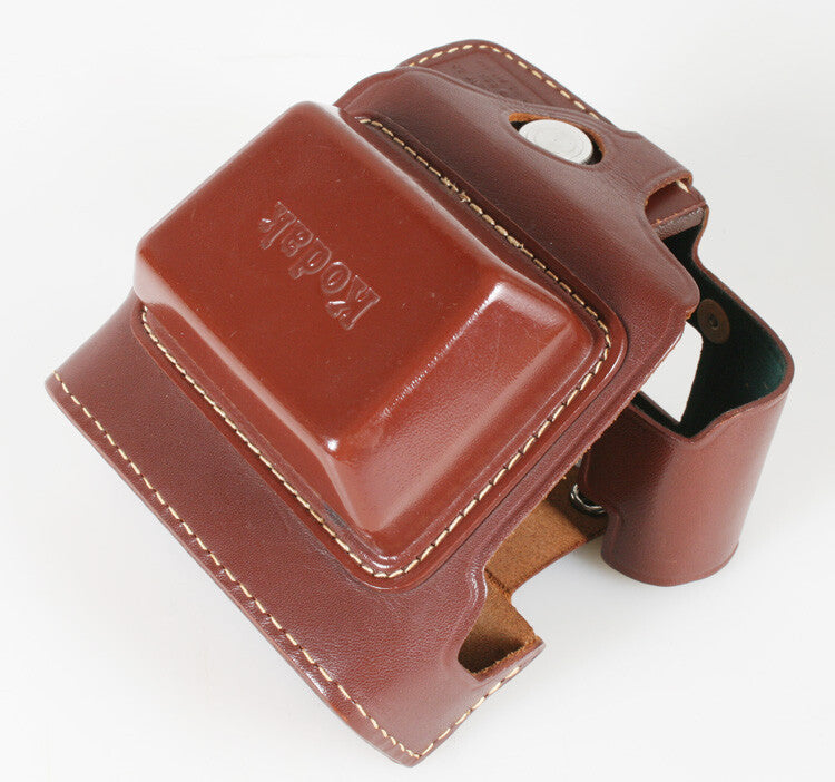 KODAK CASE FOR MOTORMATIC 35F BROWN LEATHER VINTAGE