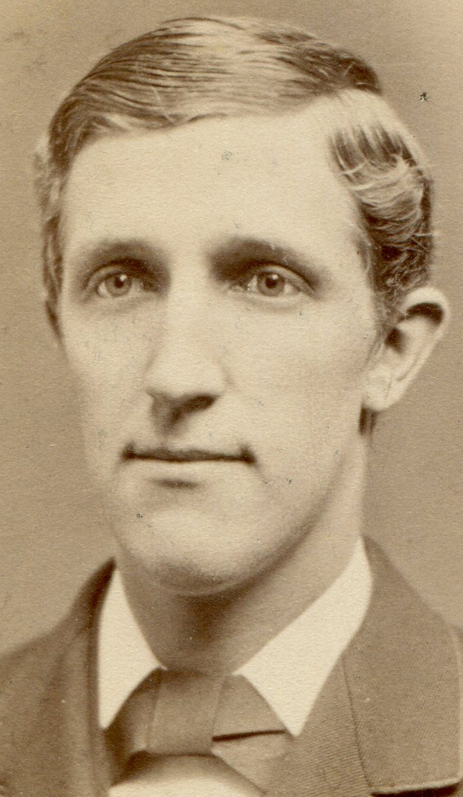 LONG FACED MAN, JOHN KERRY LOOK A LIKE. CDV.