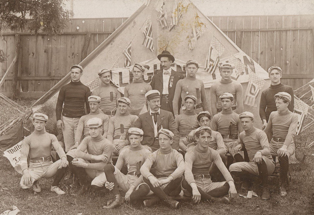 ALLEGHENY SPORTS TEAM PHOTO. EARLY 1900s.
