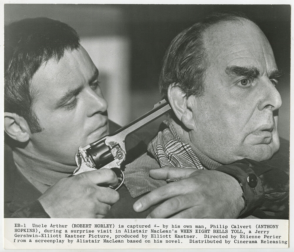 ANTHONY HOPKINS WHEN EIGHT BELLS TOLL VINTAGE MOVIE STILL ORIGINAL 8X10 B+W