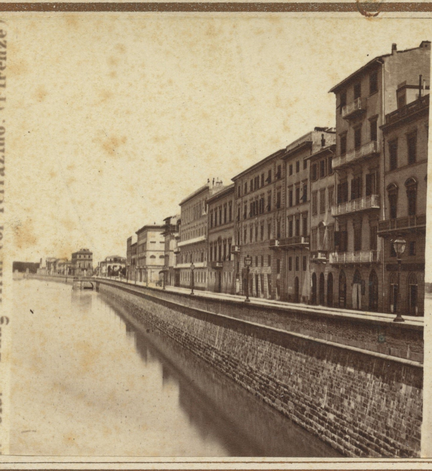 ARCHITECTURE, VINT PHOTO OF ARNO ST FLORENCE