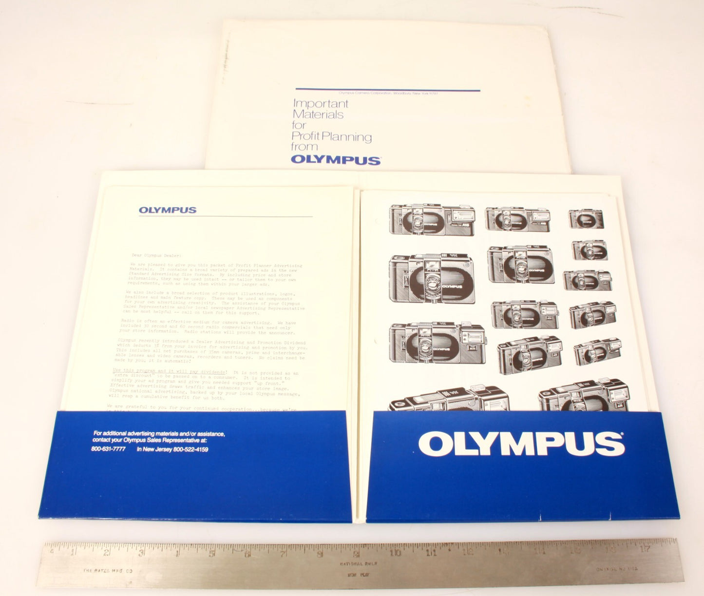 Vintage Olympus Promotional Packet Lens XA OM1 & OM2 NOS