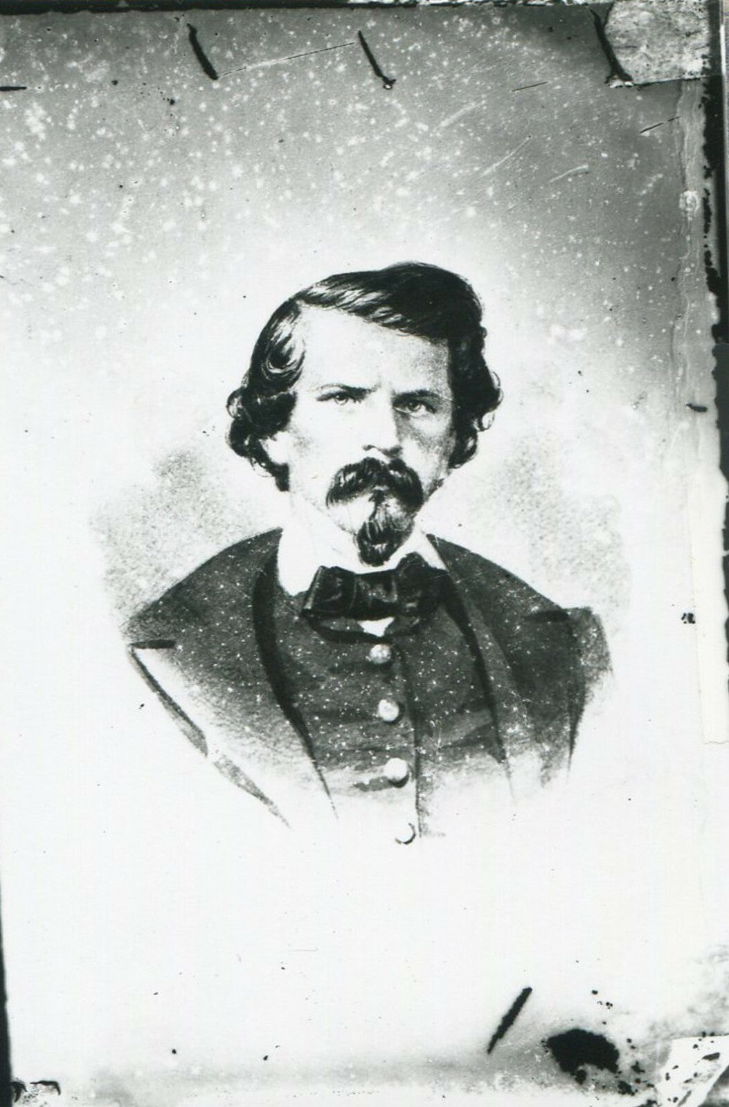 Rare Vintage 8x10 Civil War General Earl Van Dorn photo - CSA military history reprint portrait