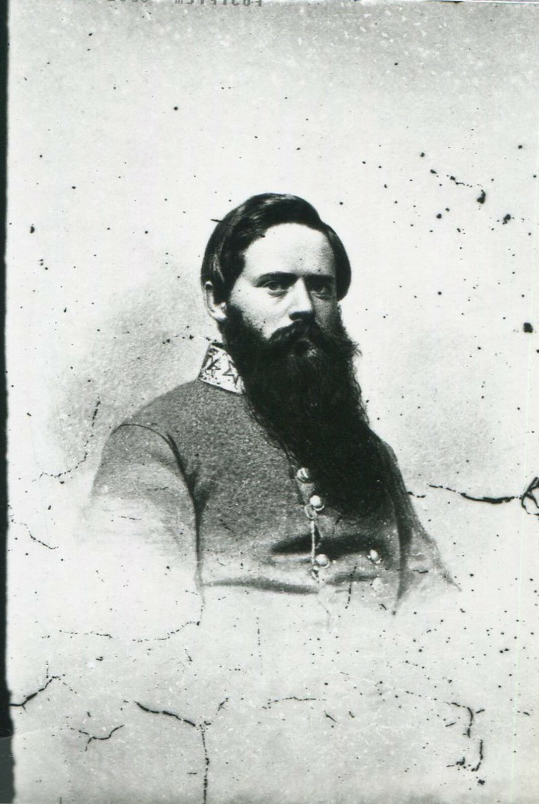 Vintage 8x10 Civil War Photo General William H. Fitzhugh Lee CSA Reprint - Collectible Wall Decor