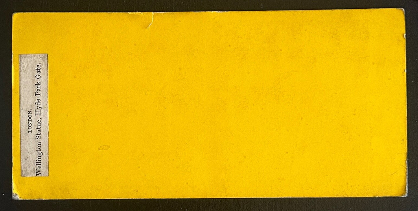 Vintage StereoView Card: ���Wellington Gate Hyde Park London UK 1867 ��� 3.5x7in