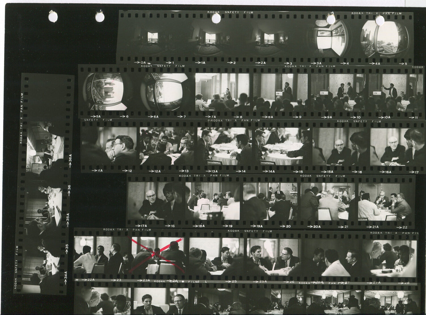 URBAN AMERICA CONFERENCE, JUNE 4TH 1968. DETROIT. 10CT 35MM NEG W/CONTACT SHEETS