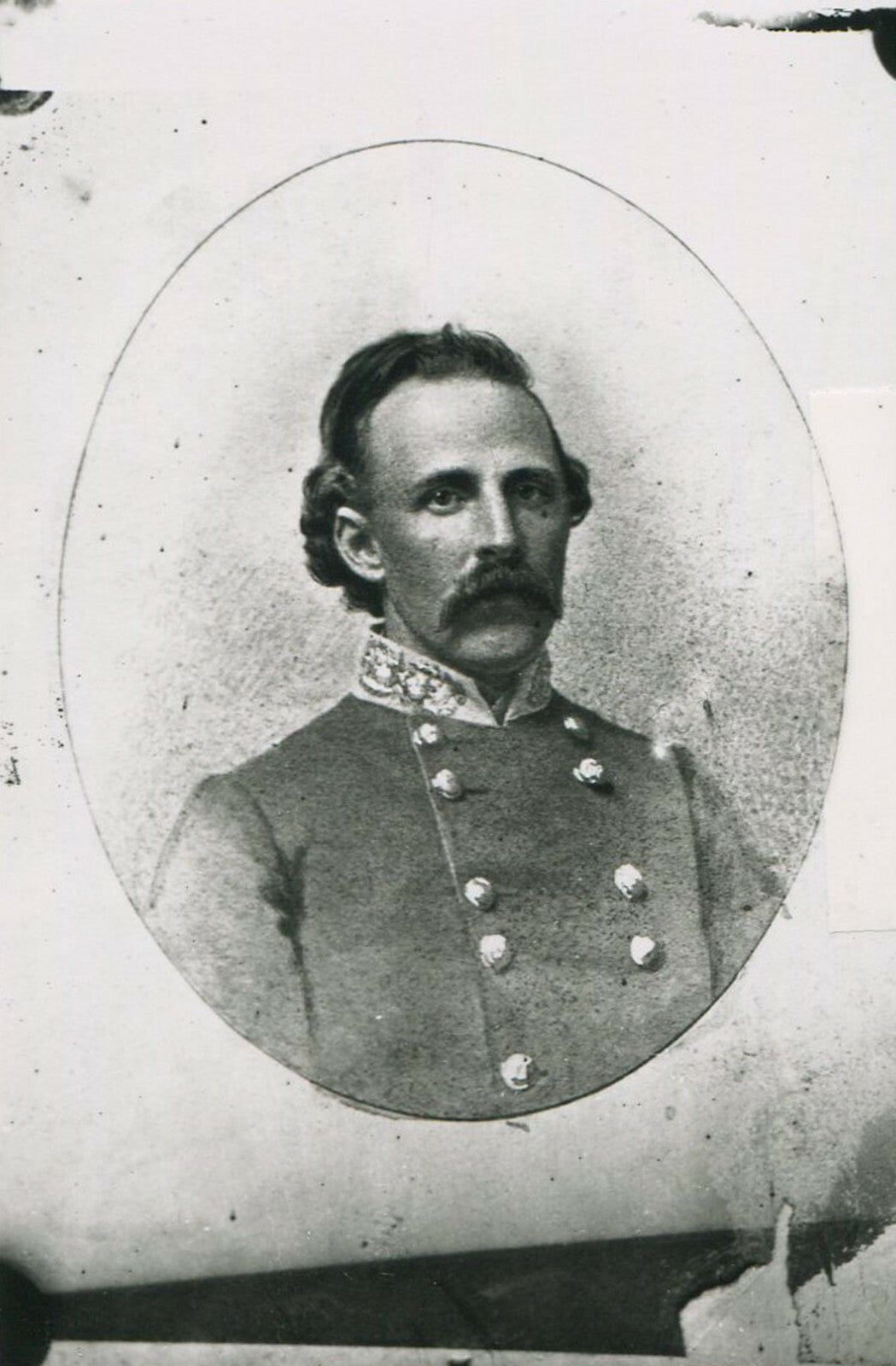 Vintage Civil War General Edward Lloyd Thomas Photo - 8x10 reprint, CSA era portrait