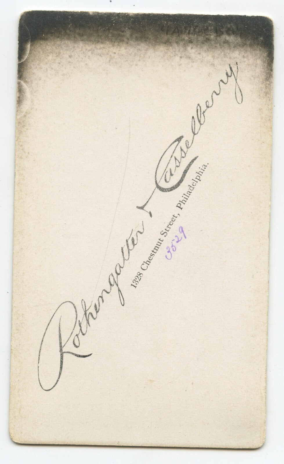 CDV PORTRAIT MAN W/ GREAT MUSTACHE FROM PHILLY, PA, BY ROTHENGATTER