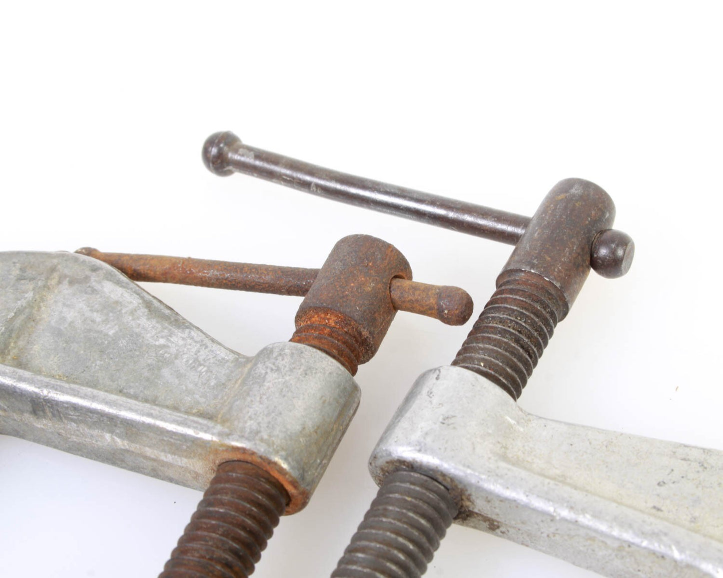 SET OF 2 C-CLAMPS, USED