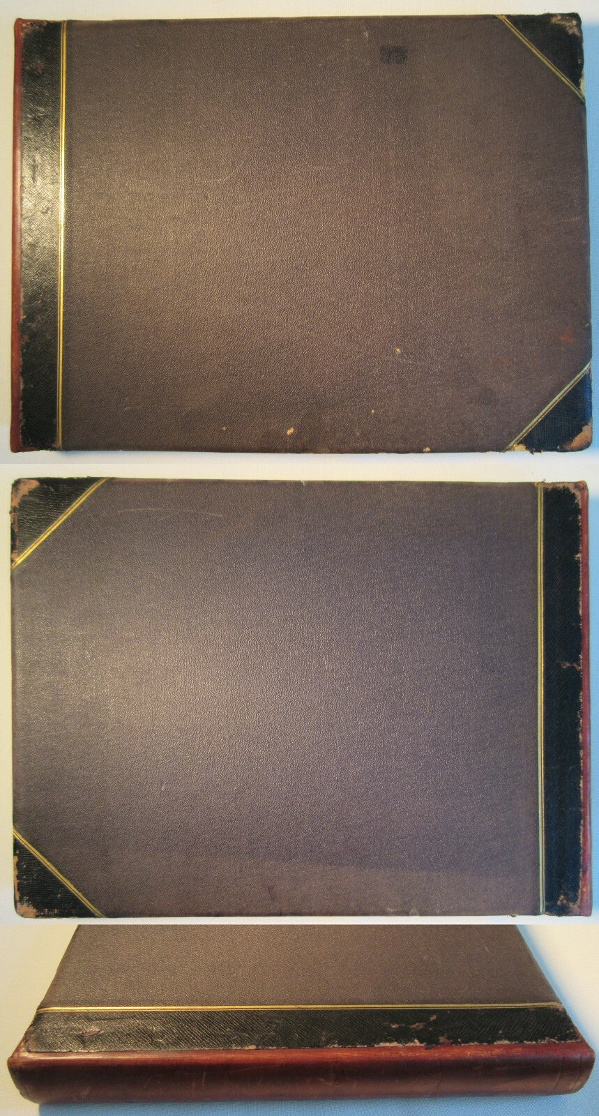 SIR DAVID BRUCE,MILITARY PHYSICIAN. PERSONAL TRAVEL PHOTO ALBUM W/STAMP.