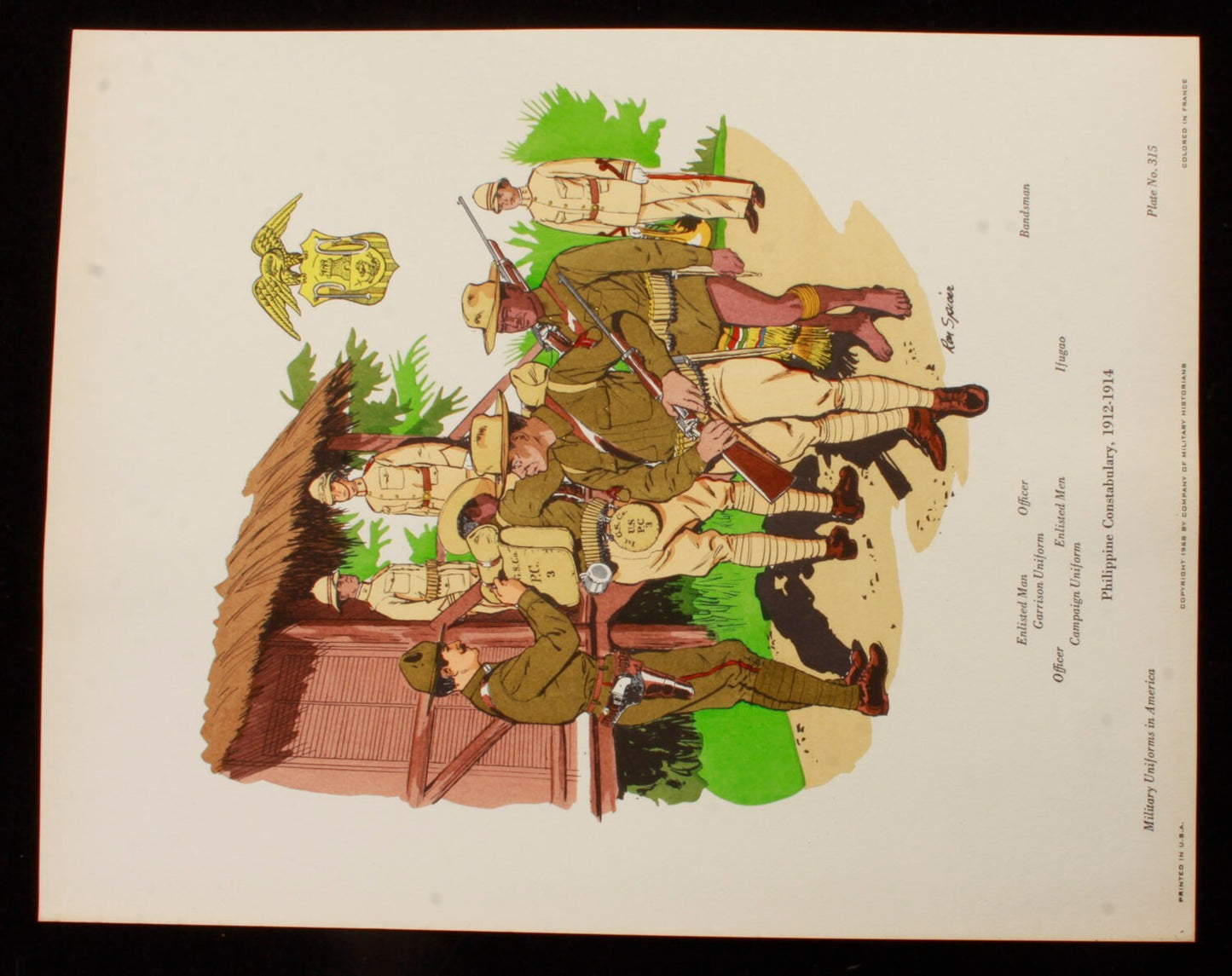 Philippine Constabulary 1912-1914 Illustration 11x14