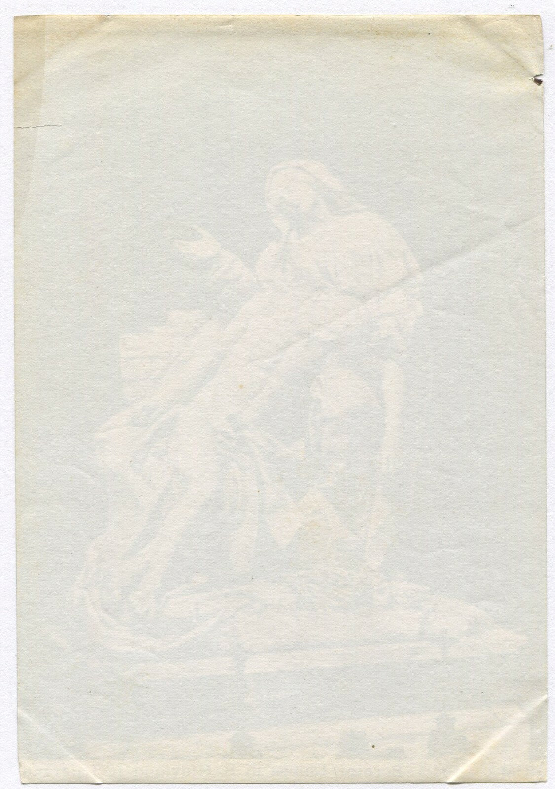 Vintage PIETA unmounted albumen photo 4x6 original authentic old photo