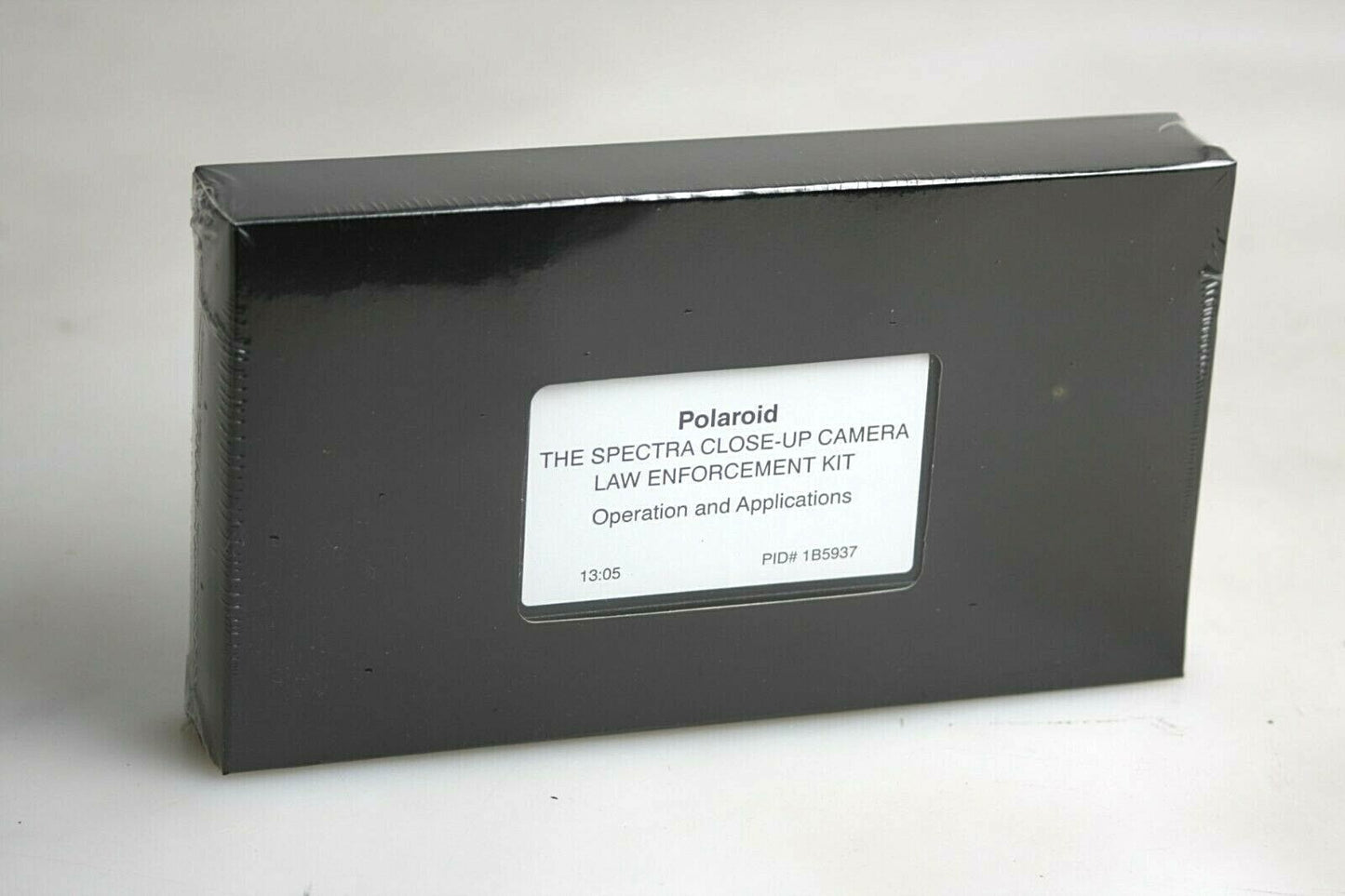 Polaroid Spectra Close-Up Law Enforcement VHS & Kit NOS