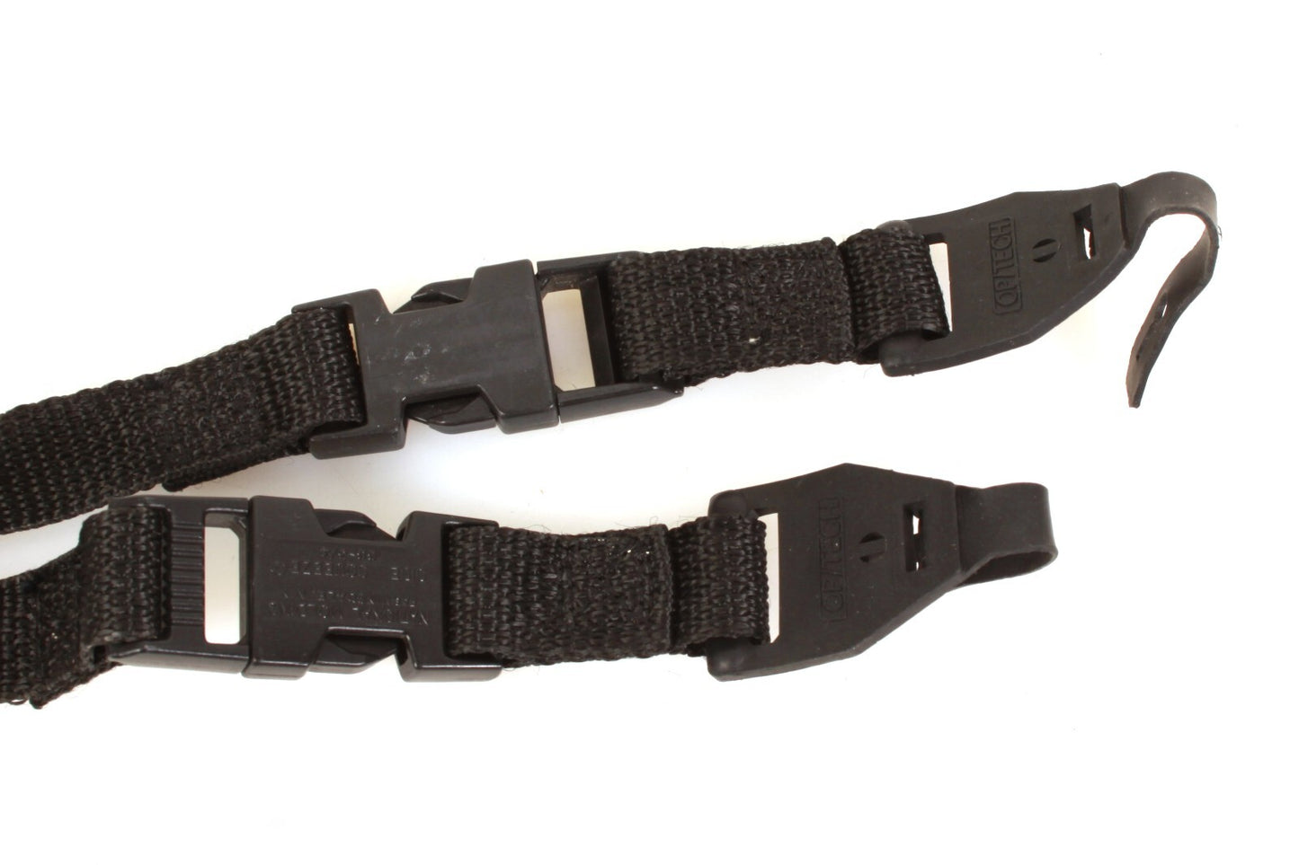 Vintage OP/TECH USA Camera Neck Strap - 2.25in Wide, 40in Adjustable, Black