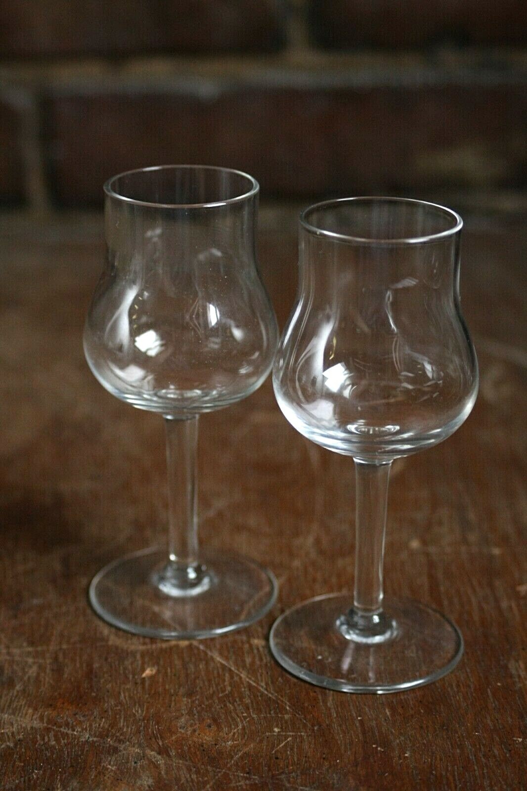 Vintage Sherry Stemmed Glasses - Set of 2