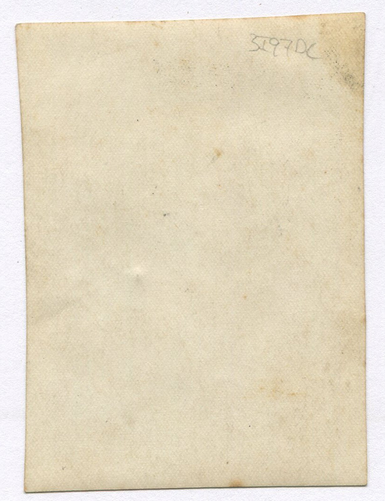 BASEBALL PLAYER IN UNIFORM. TONED SILVER PRINT 3.25X2.25. 1920-30s.