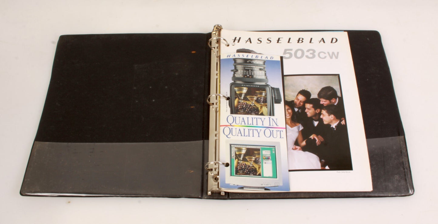 Hasselblad 503cw Binder Brochure Camera & Lenses