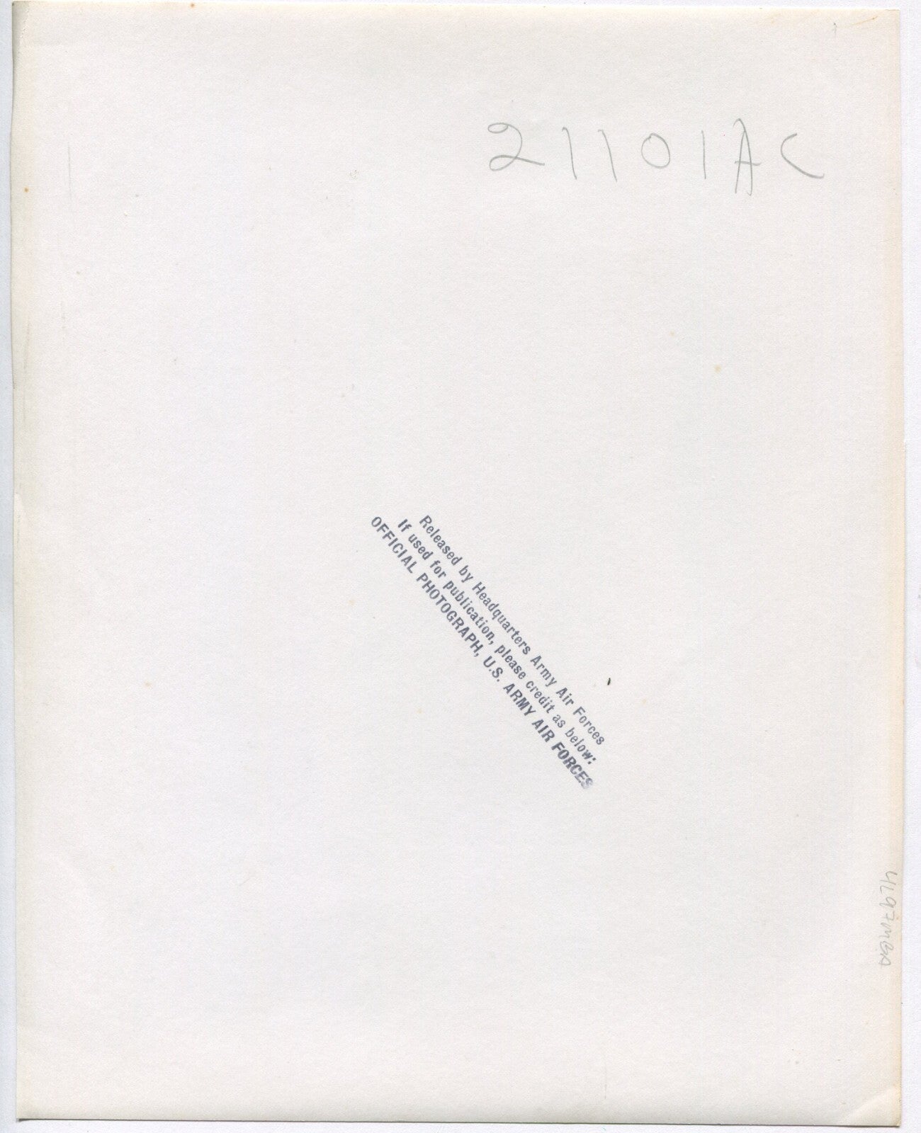 U.S. ARMY AIR CORPS MAP/SPY PLANE. 2 SET, B&W PHOTO. WWII ERA.