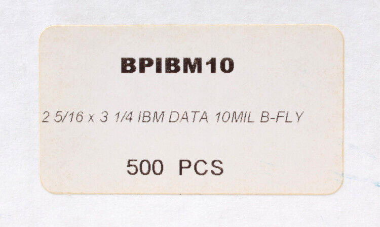 Laminating Pouch 2 5/16 x 3 1/4 10 mil, 500 pieces, NEW OLD STOCK