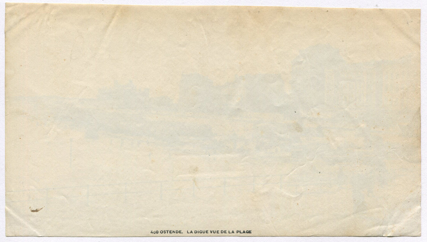 VICTORIAN ERA BEACH SCENE. EUROPE/ENGLAND. UNMOUNTED ALBUMEN.