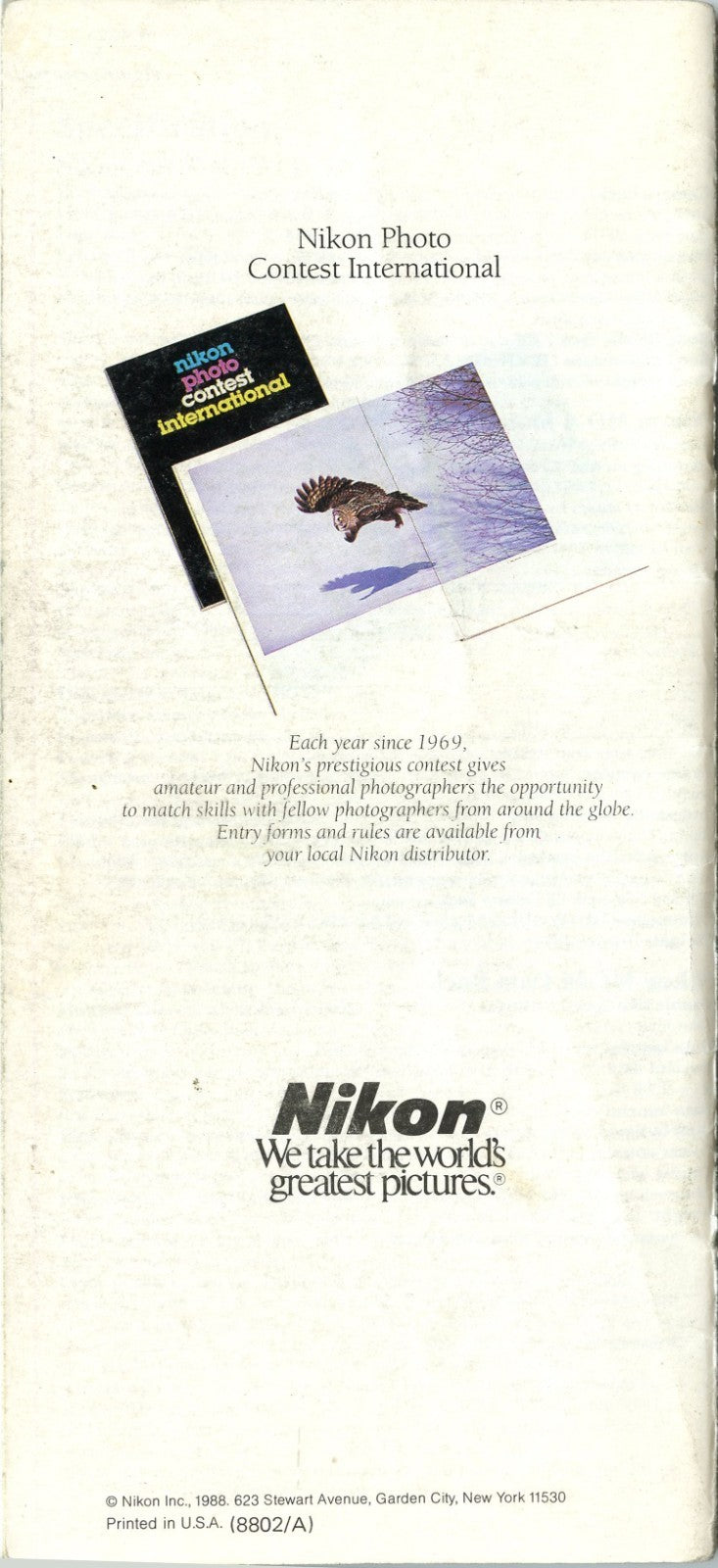 Vintage Nikon Promo Booklet F3 Series