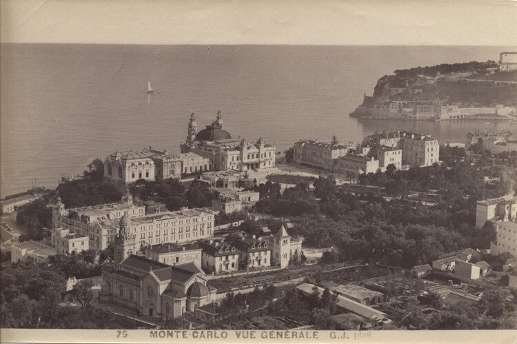 ALBUMEN OF MONTE-CARLO & OCEAN VIEW FROM THE HILLS