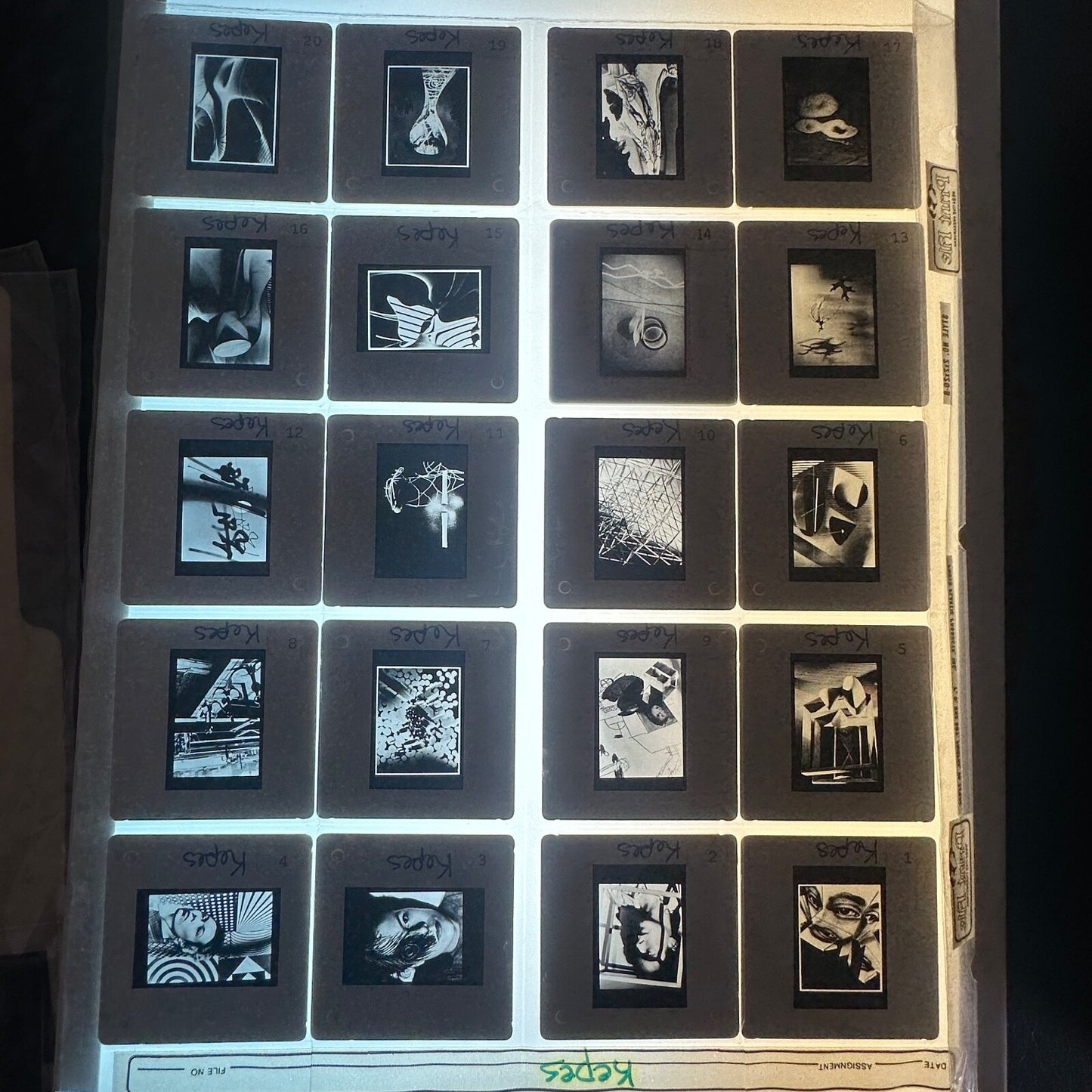Professional Photographers "Gyorgy Kepes" 35mm Slides Lot of 30