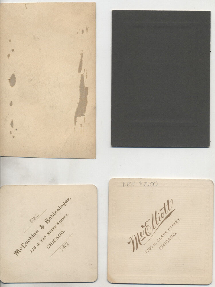 PORTRAITS OF WOMEN W/ CURLY HAIR, SET OF 4 - CHICAGO, ILL