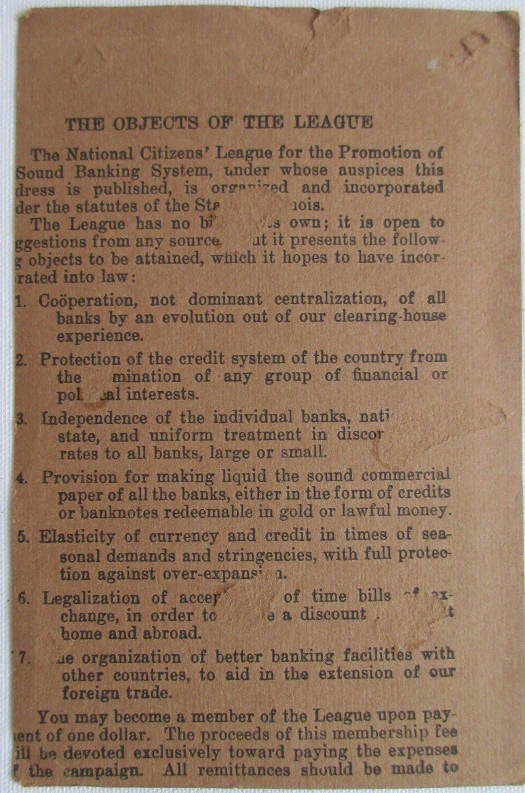 SUPREME COURT JUSTICE HOLMES, ALBUMEN 5.25X3.5 ON 7X4.5 PAGE.