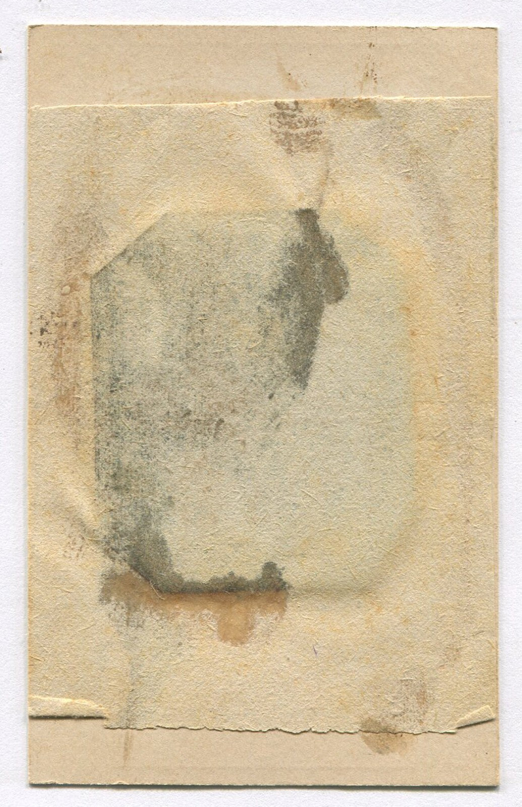 OLDER WOMAN, EARRINGS, KNOWING EXPRESSION. TINTYPE IN PERIOD PAPER MAT.