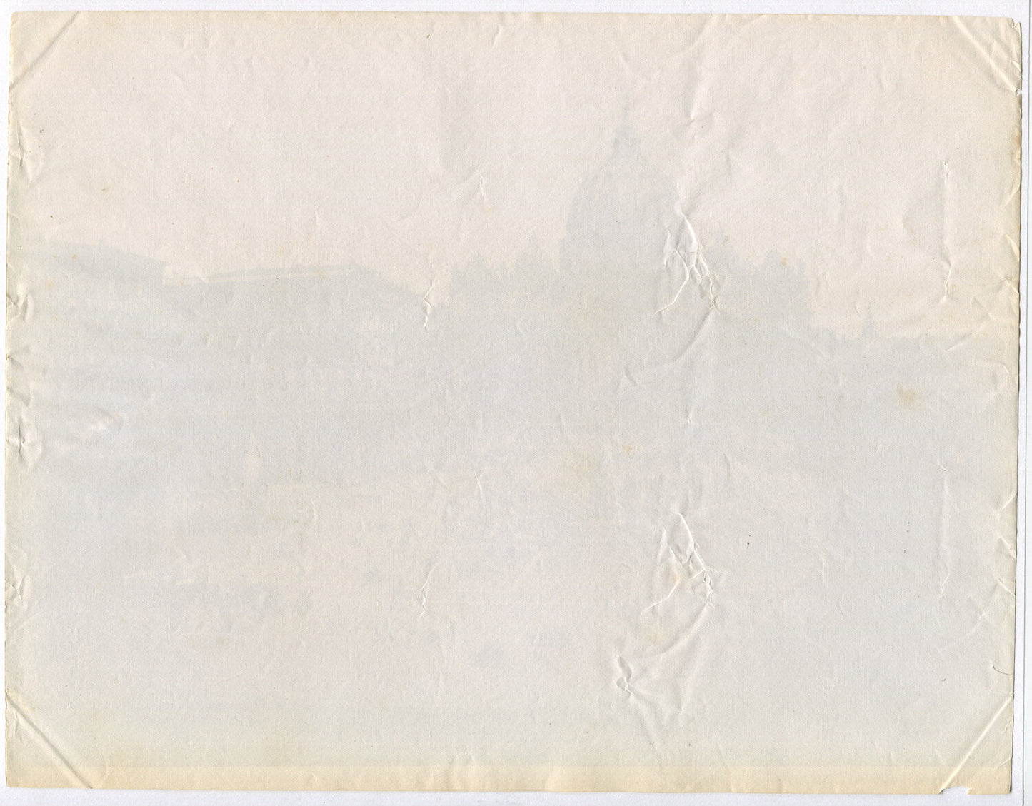 Vintage St Peter's Basilica Albumen Photograph - Unmounted 8x10 Wall Art for