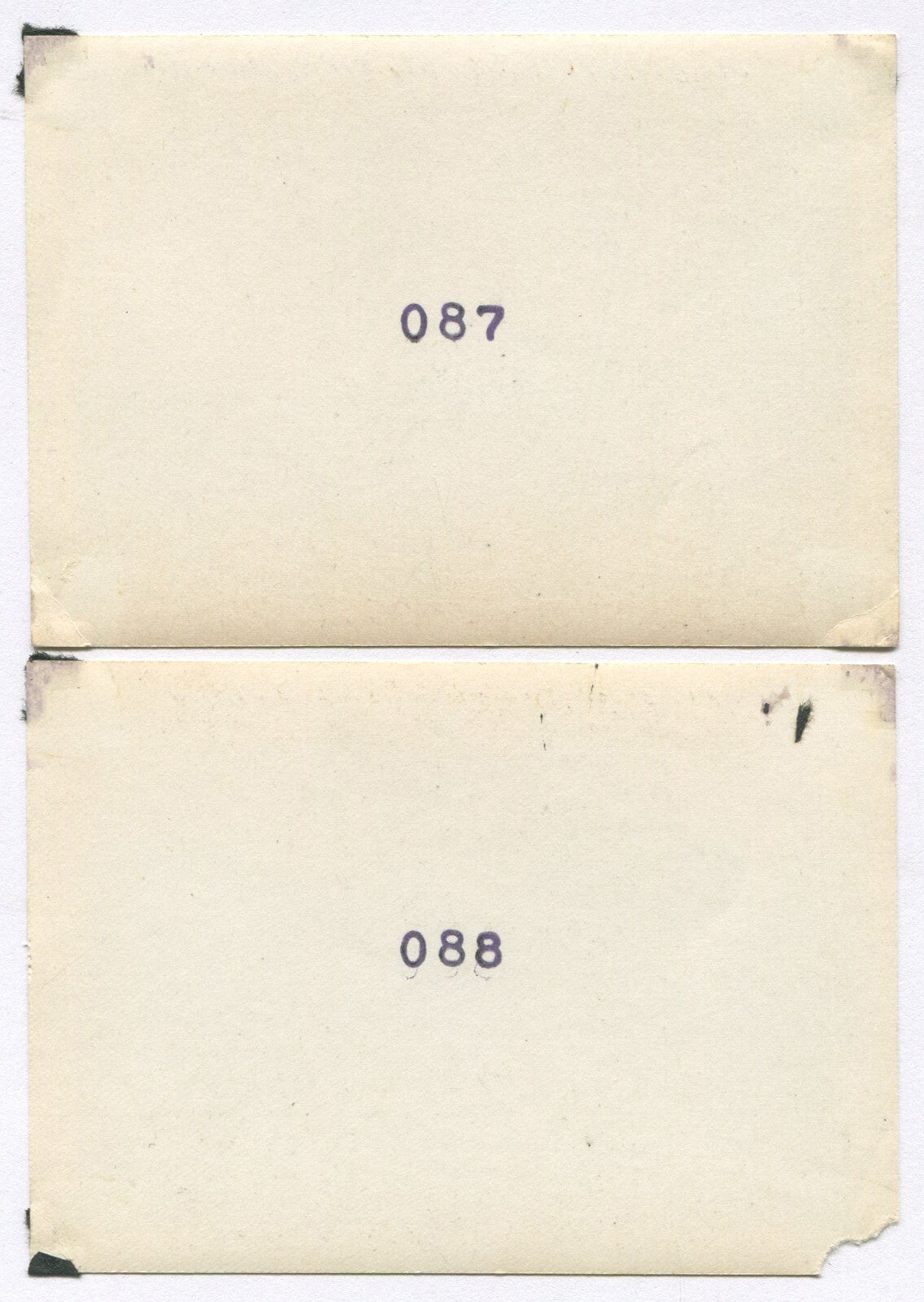 WWII ASCENSION ISLAND, BARRACKS, B52. B&W 2 SET, 3.25X4.5.