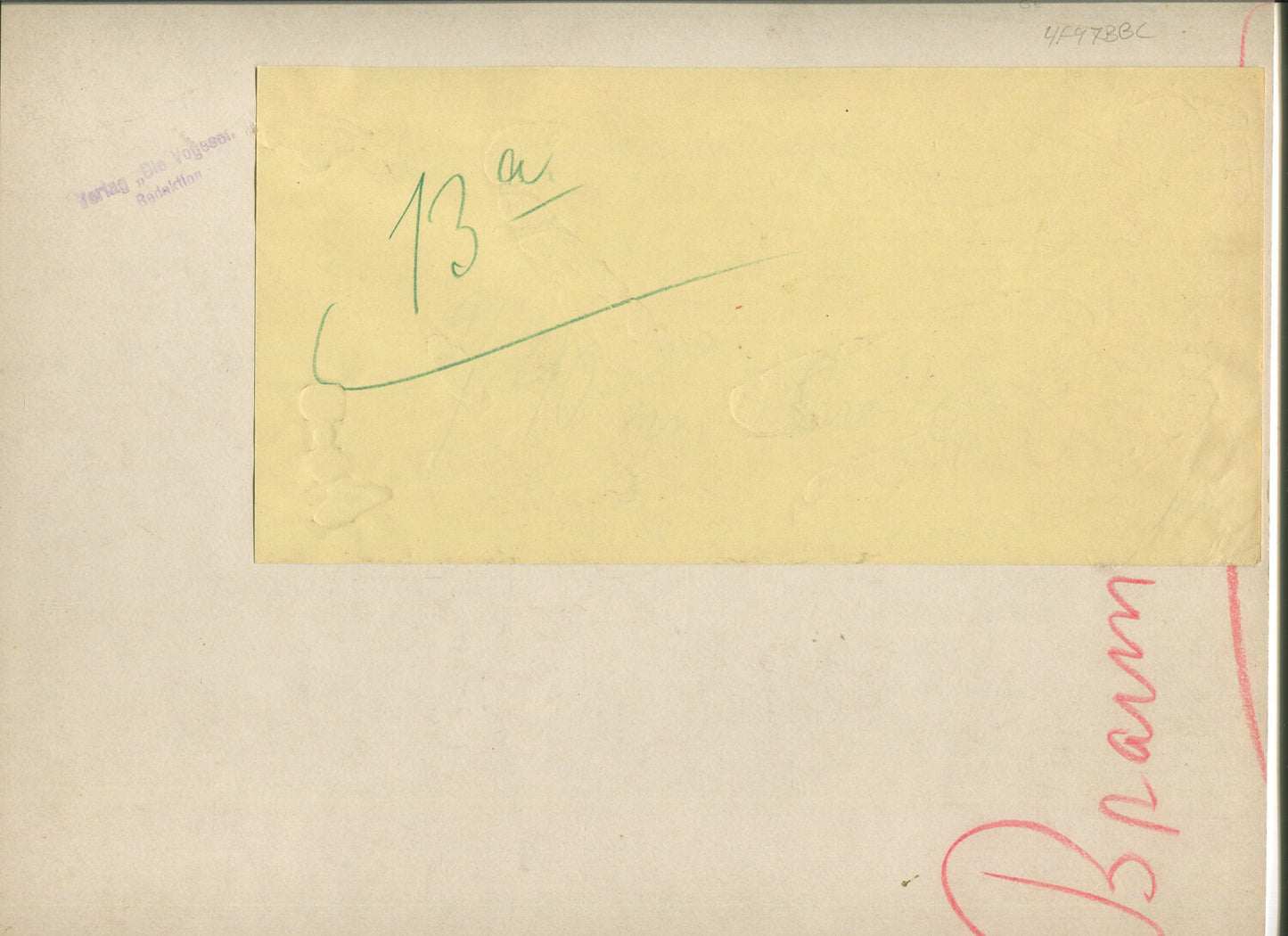 STEEP HILLS AT LAKE SHORE. 9.5X11.5 ALBUMEN ON CARD. 1890-1910