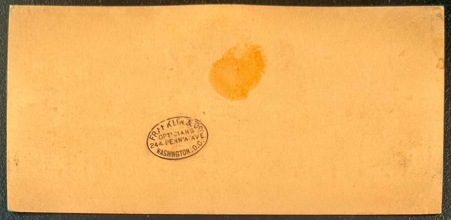 Vintage Stereoview Card Washington's House Mount Vernon - Collectible 3.5x7 Inch Photo, Americana View