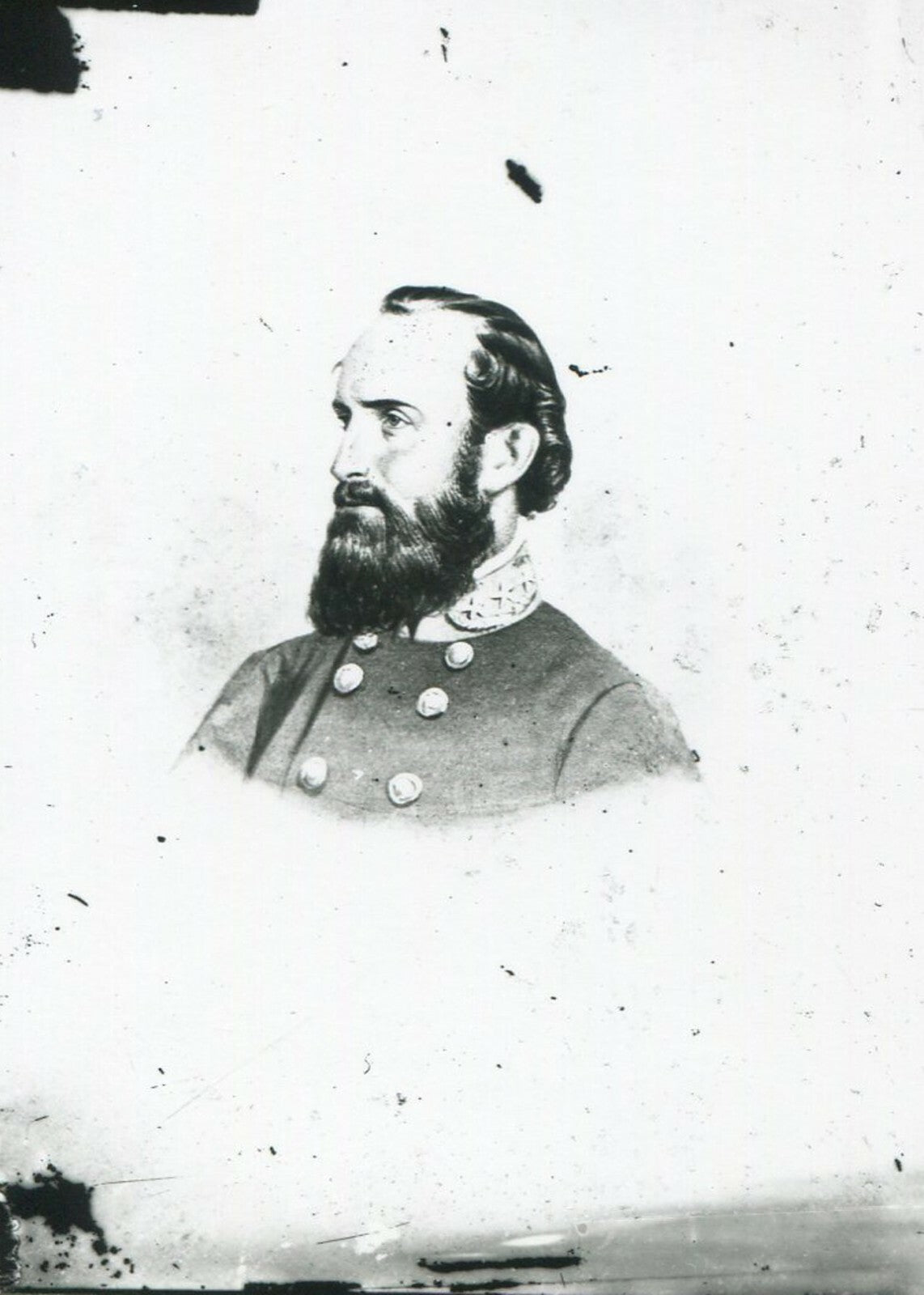 Vintage 8x10 Civil War Photo of General Thomas J. Jonathan Jackson, CSA - Stonewall Jackson Portrait Reprint