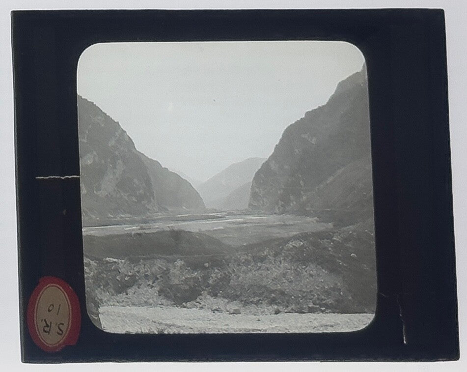 Vintage Lantern Slide Norway Faults 3.25 x 4 in Collectible Photo