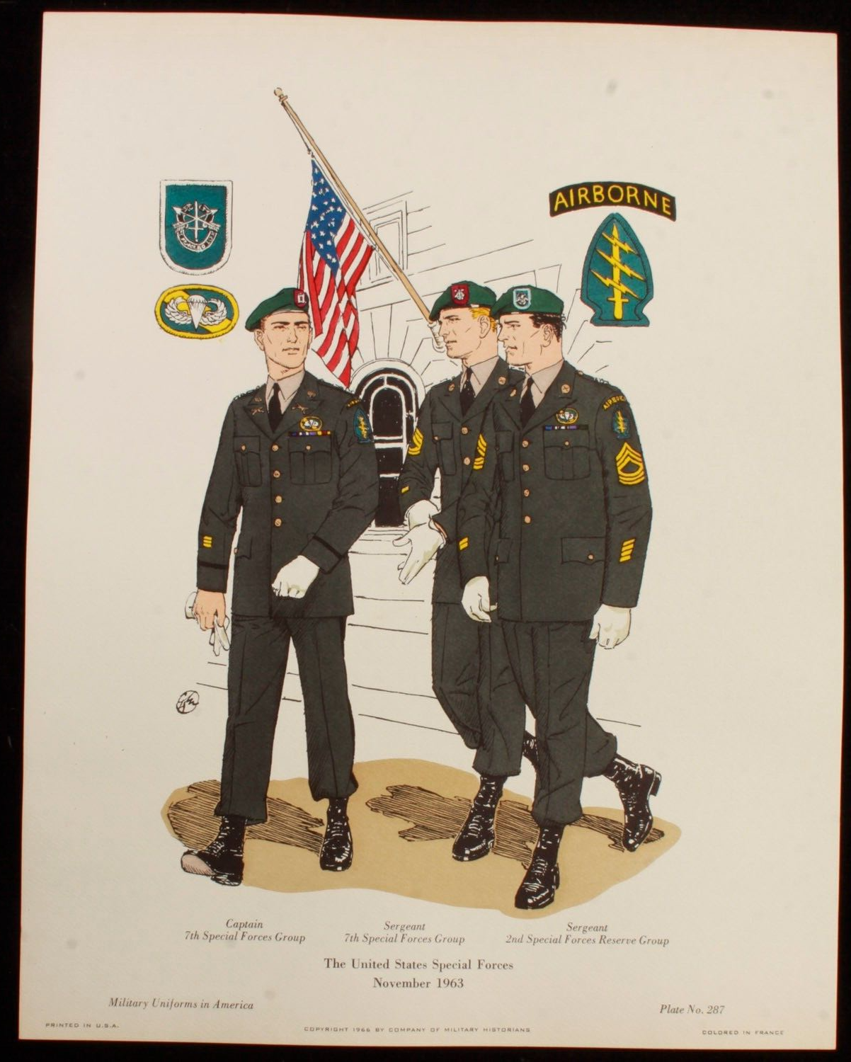 The United States Special Forces Nov 1963 Illustration 11x14