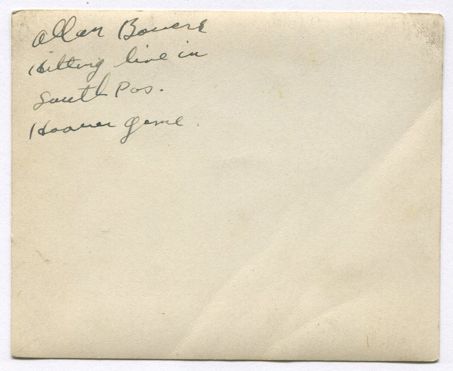 Vintage Football Photo 1920s-1940s, 3.75x4.5 in B&W, Original Print - Wall Decor and Sports History Collectible