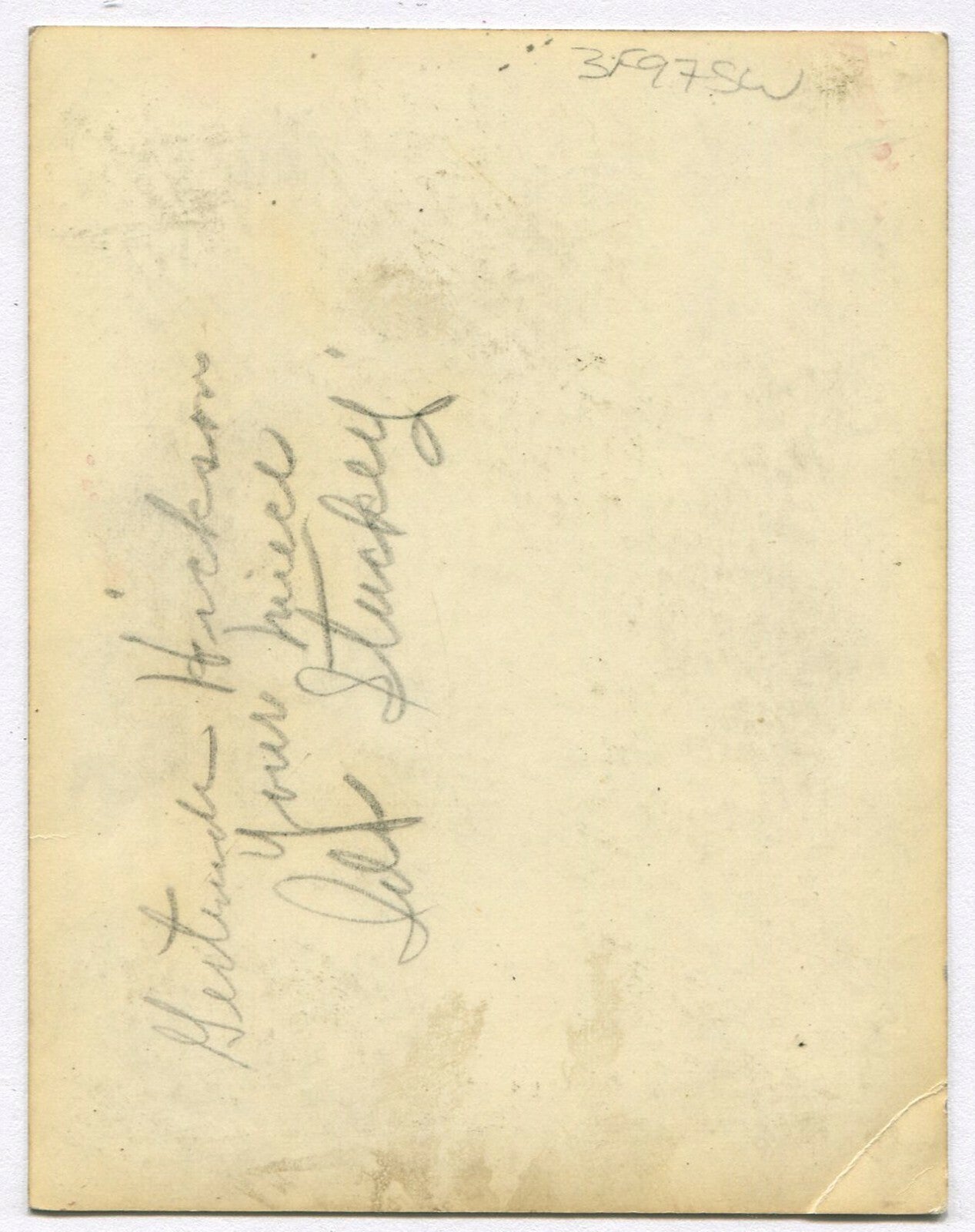 AFRICAN AMERICAN WOMAN, SMILING. 4.25X3.25 INCH, TINTED SILVER PRINT. 1940s.