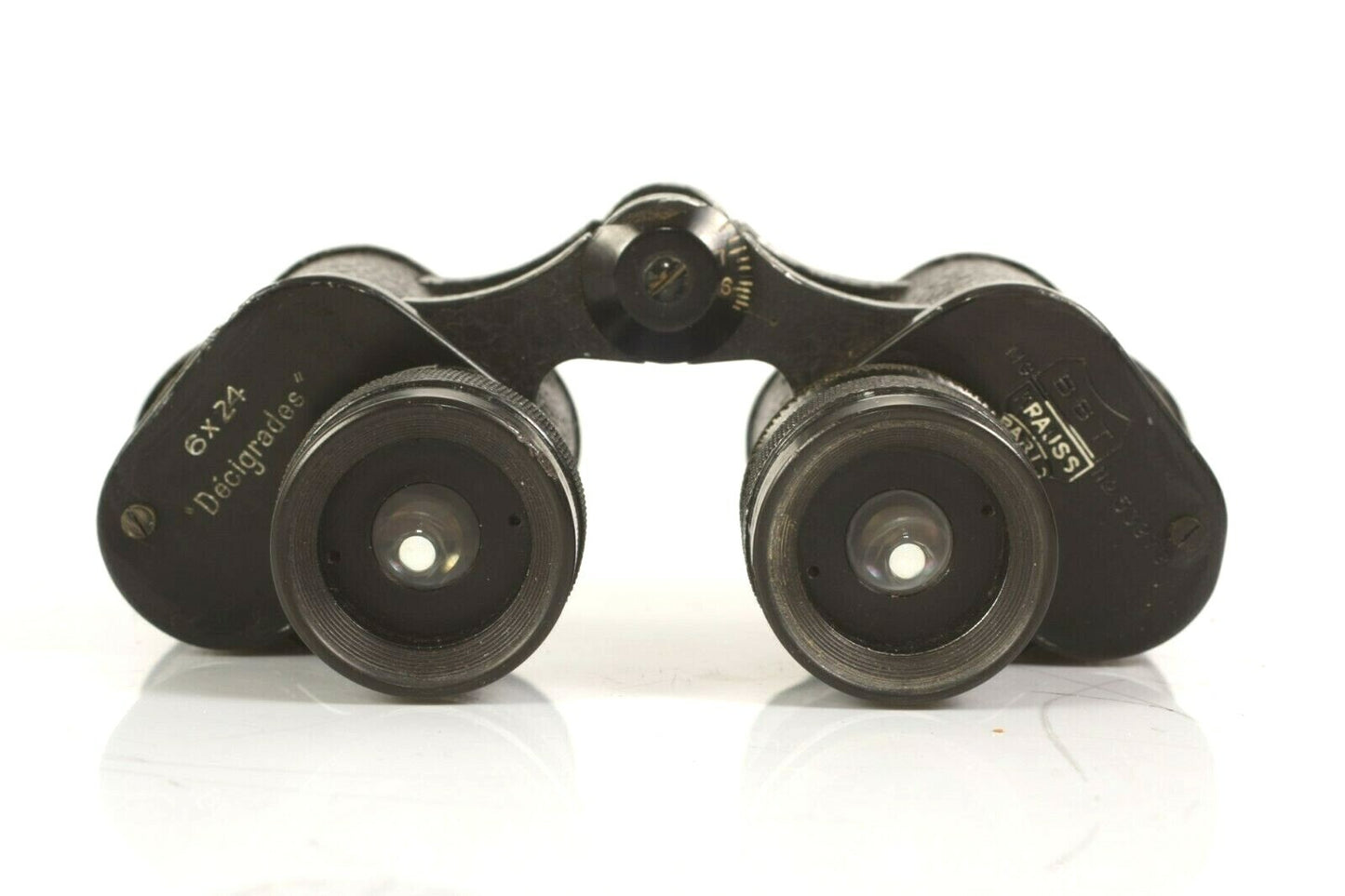 Krauss Paris Decigrades 6X24 Vintage Binoculars