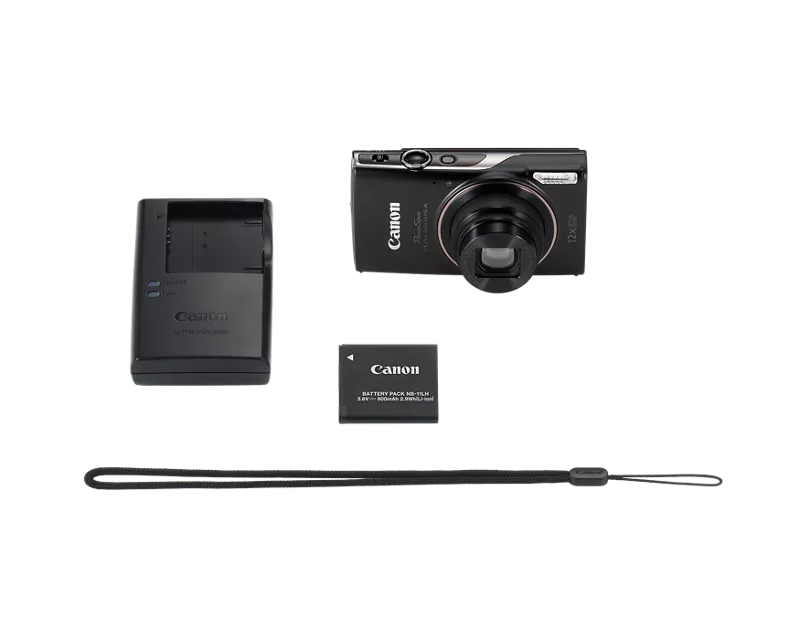 Canon PowerShot ELPH 360 HS A Digital Camera (Black)