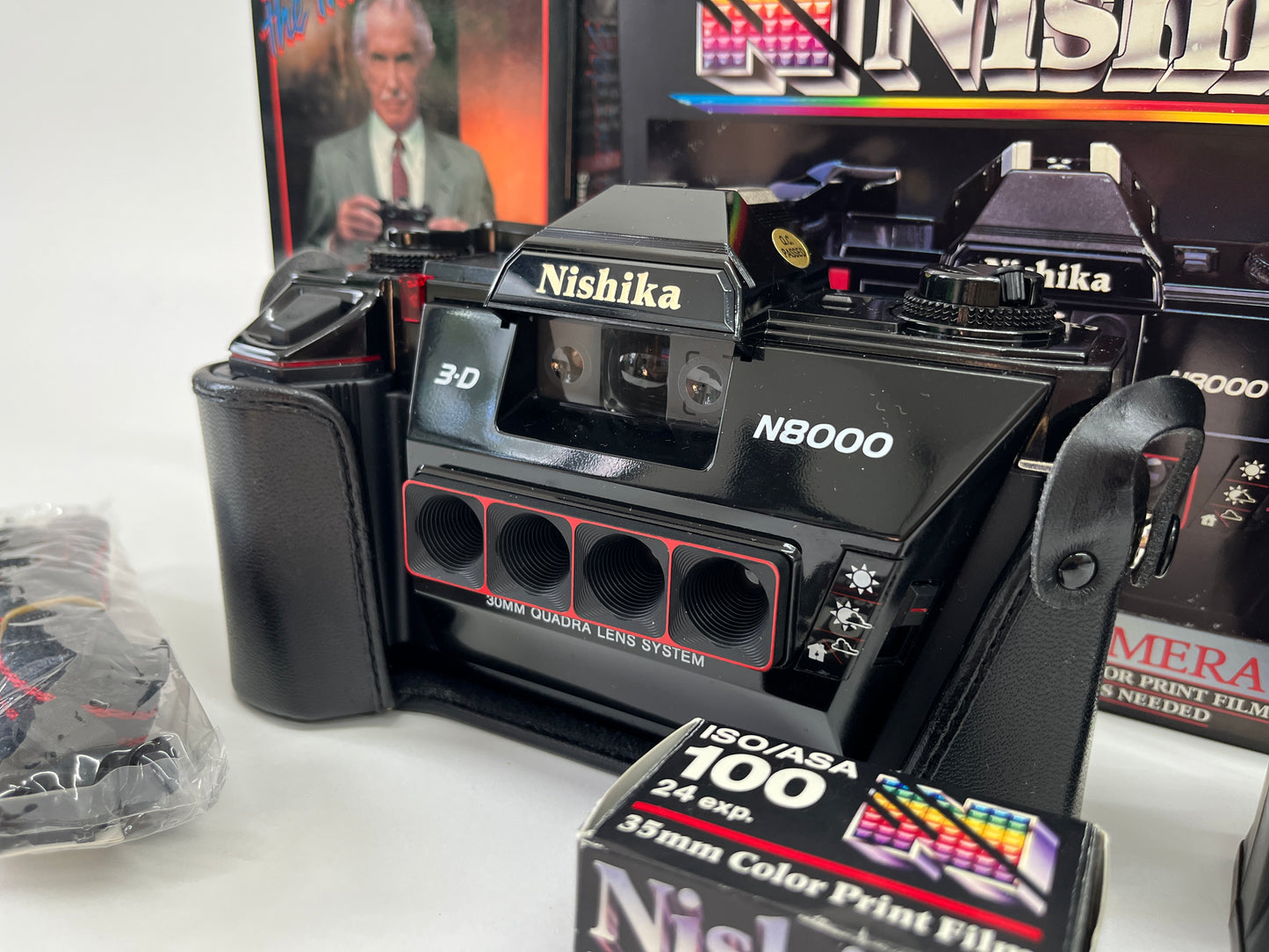 Nishika 3D N8000 Camera Kit Brand New Old Stock NOS Rare