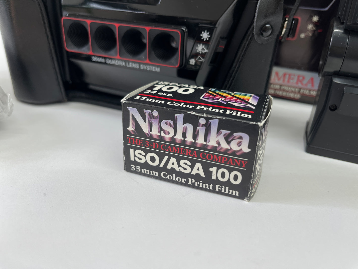 Nishika 3D N8000 Camera Kit Brand New Old Stock NOS Rare