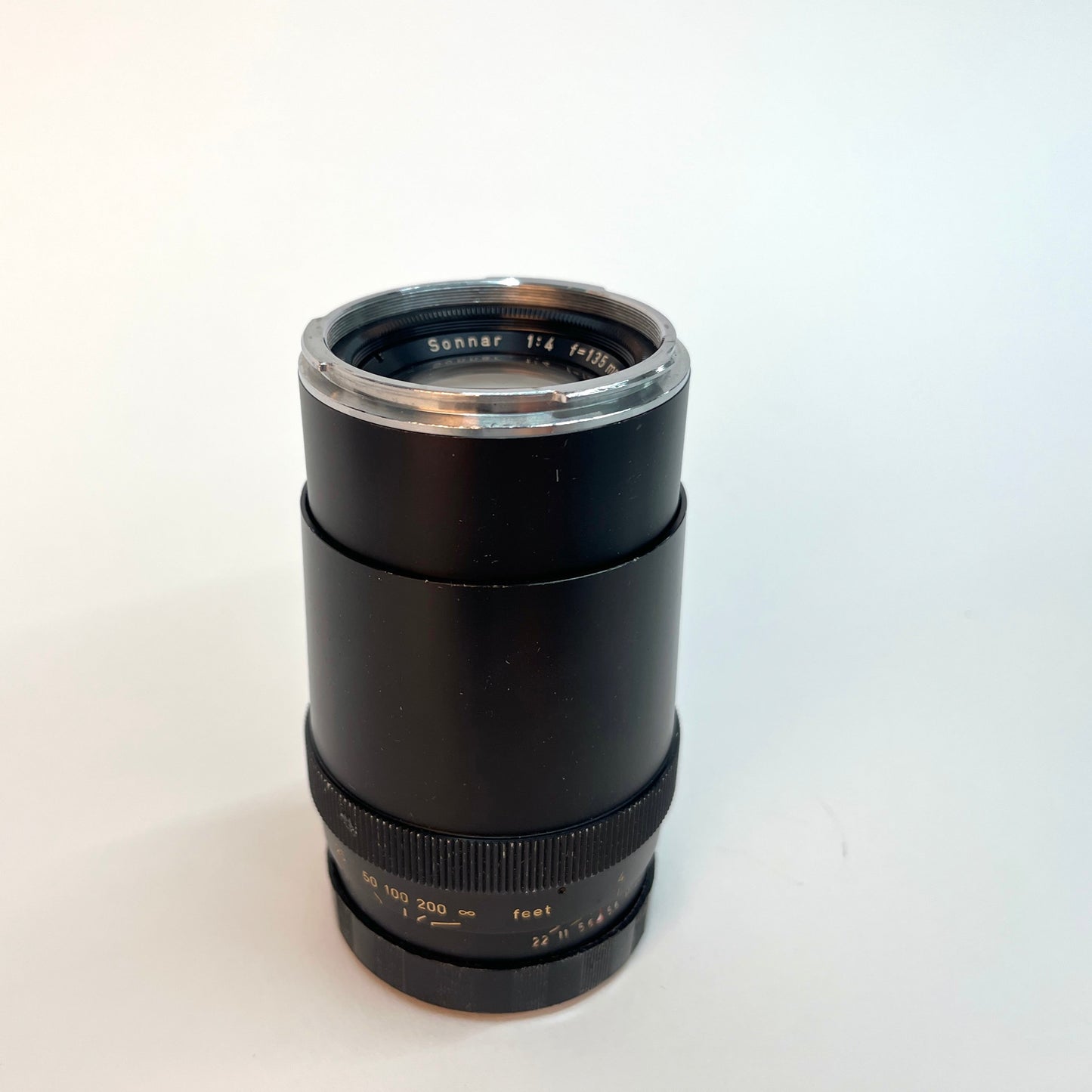 Contarex "All Black" 135mm f/4 Sonnar Lens VERY Rare