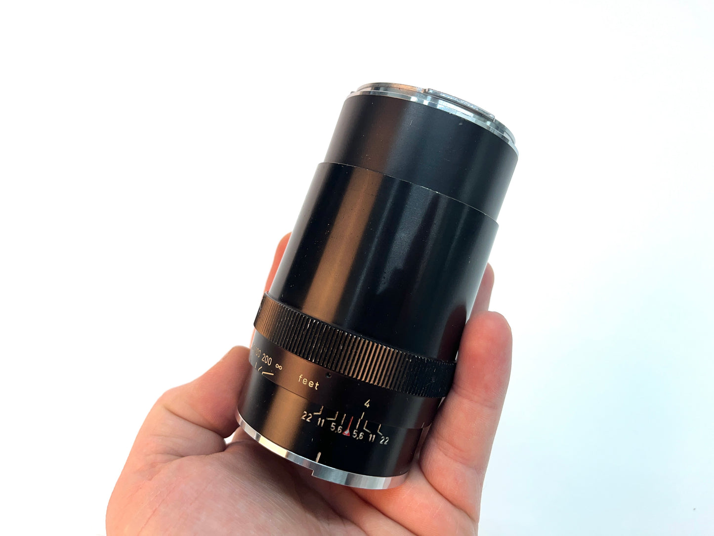 Contarex "All Black" 135mm f/4 Sonnar Lens VERY Rare