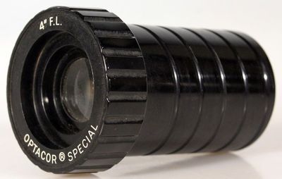 OPTACOR SPECIAL 4 INCH F.L. LENS