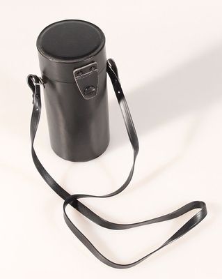 LENS CASE, VINTAGE, HARD, W/STRAP