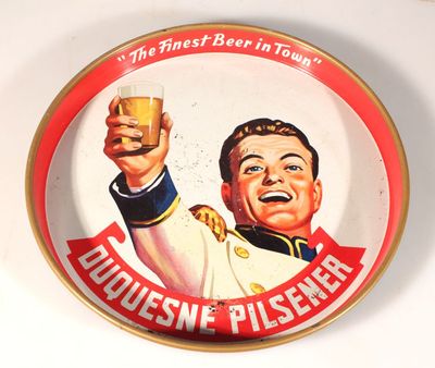 VINTAGE DUQUESNE PILSENER SERVING TRAY