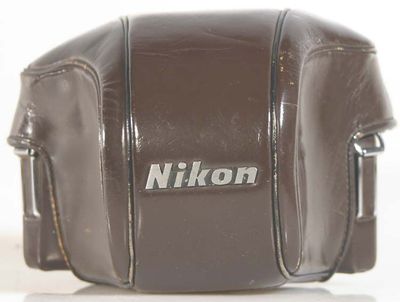 NIKON F BROWN VINTAGE LEATHER CASE